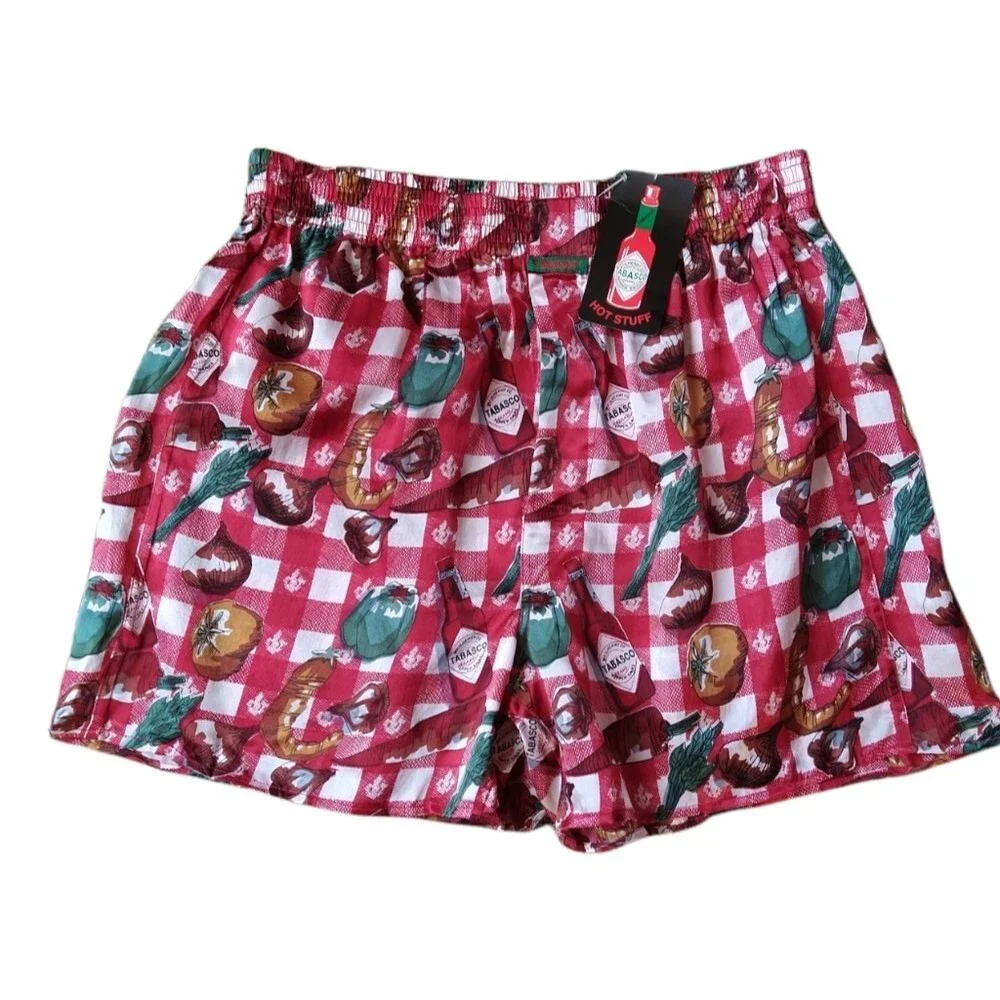 NWT Vintage Tabasco Silk Boxers